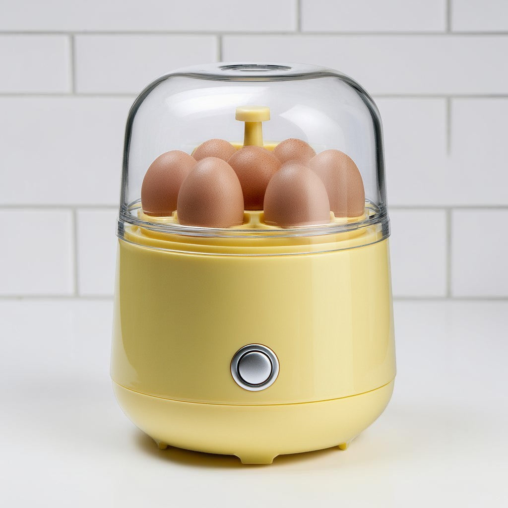 Roomyl Electric Rapid Egg Cooker 7-Egg Capacity Automatic Shut-Off Hard Boiled Egg Maker